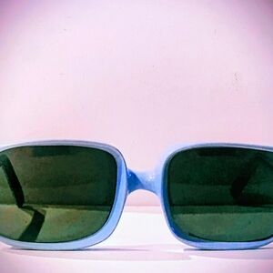 Vintage Light Blue Sunglasses NOS  France